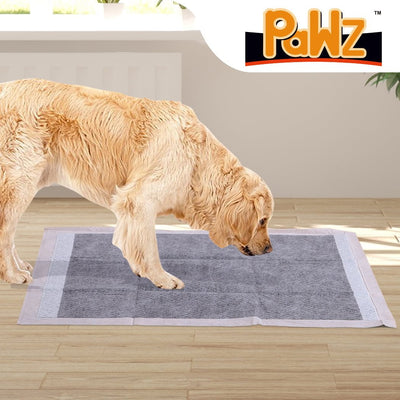 PaWz 50 Pcs 60x60cm Charcoal Pet Puppy Dog Toilet Training Pads Ultra Absorbent - Payday Deals