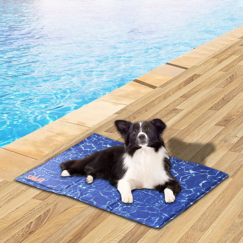 PaWz Pet Cooling Mat Gel Mats Bed Cool Pad Puppy Cat Non-Toxic Beds Summer L - Payday Deals