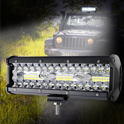 LED Light Bar Work Flood Spot Beam Lamp Offroad Caravan Camping Strip Lights180W - Payday Deals