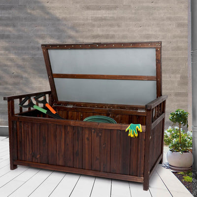 Levede Outdoor Storage Box Garden Bench Tool Toy Chest Furniture Container Shed - Payday Deals