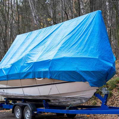 Manan Heavy Duty Tarps Tarpaulin Shelter Camping Tent Cover Waterproof 4.3x6.1m