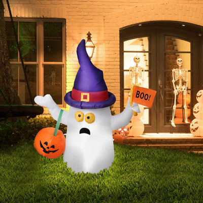 Emitto Halloween Inflatables LED Lights Blow Up Party Outdoor Yard Decorations