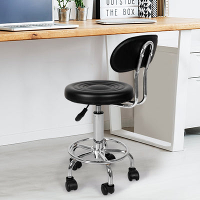 Levede Salon Stool Swivel Bar Stools Chairs Barber Hydraulic Lift Hairdressing - Payday Deals