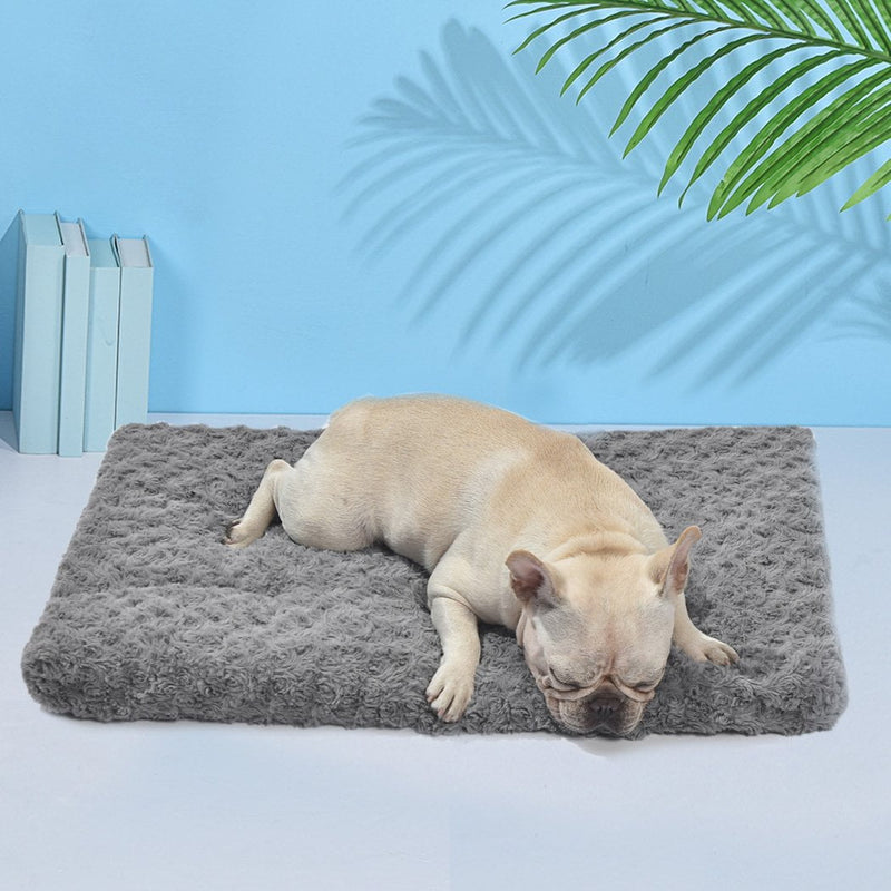 Pet Bed Dog Beds Bedding Soft Warm Mattress Cushion Pillow Mat Velvet M - Payday Deals