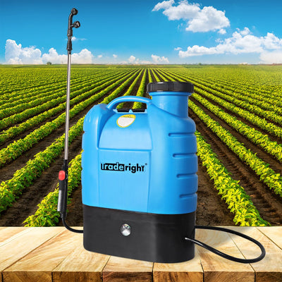 Electric Sprayer Rechargeable Battery Backpack Farm Garden Weed Grass Spray 16L