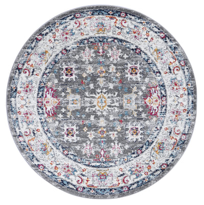 Ligures��Grey Multi Traditional Rug 80X300cm Payday Deals