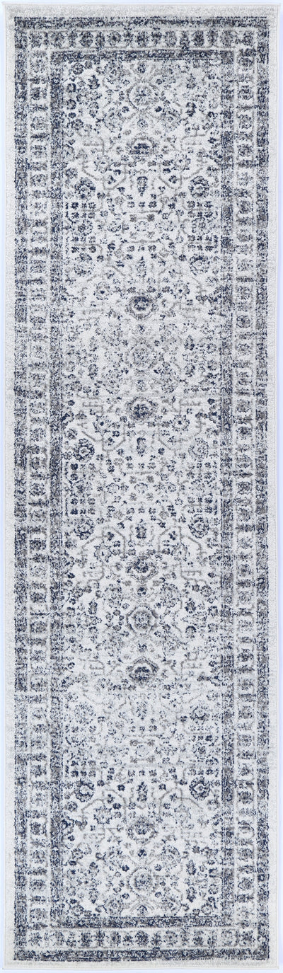 Ligures��Navy Cream Traditional Rug 80X300cm Payday Deals