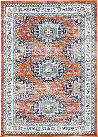 Ligures��Rust Multi Traditional Rug 200X290cm Payday Deals