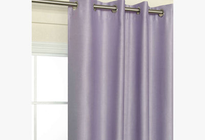 Lilac Blockout Eyelet Curtain 140x221cm Payday Deals