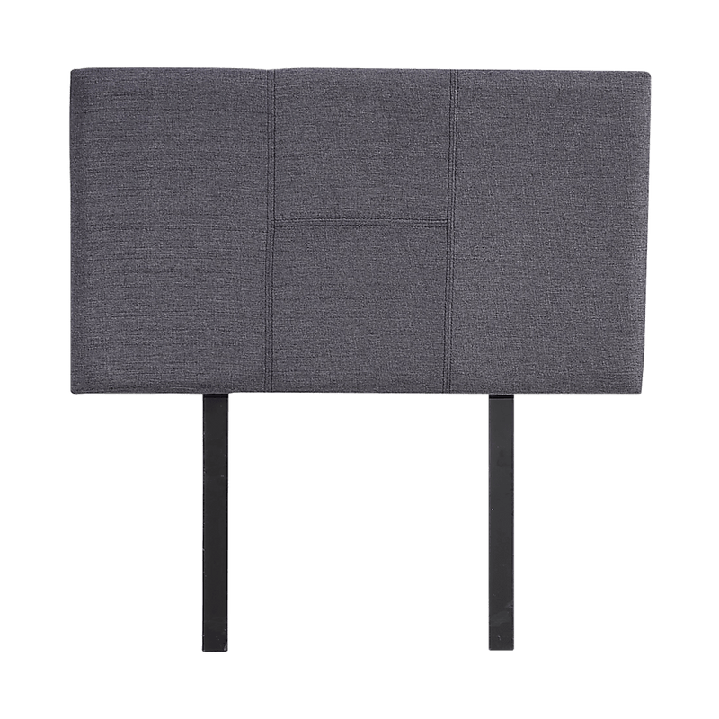 Linen Fabric Single Bed Headboard Bedhead - Grey Payday Deals