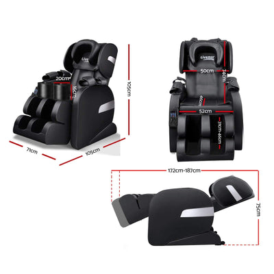 Livemor Electric Massage Chair - Black Payday Deals