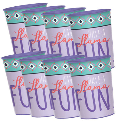 Llama Fun 8 Guest Favour Cup Party Pack