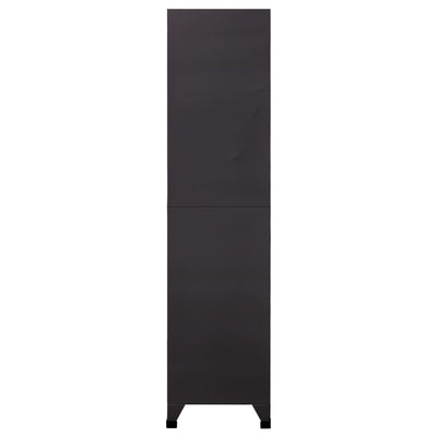 Locker Cabinet Anthracite 90x40x180 cm Steel Payday Deals