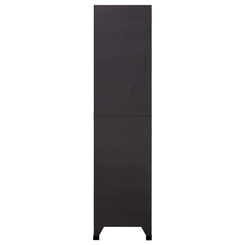 Locker Cabinet Anthracite 90x40x180 cm Steel Payday Deals