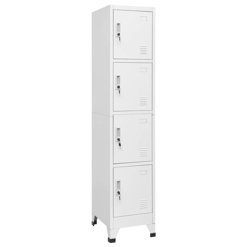 Locker Cabinet with 4 Compartments 38x45x180 cm Payday Deals