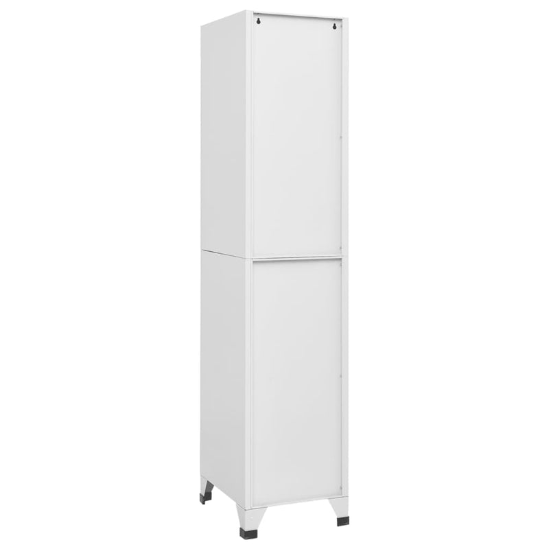 Locker Cabinet with 4 Compartments 38x45x180 cm Payday Deals