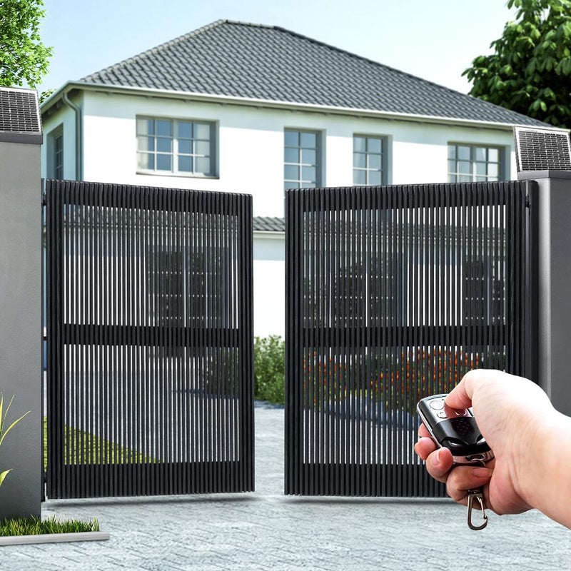 LockMaster 1000KG Swing Gate Opener Auto Solar Power Electric Kit Remote Control Payday Deals