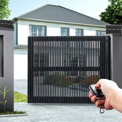 LockMaster 40W Swing Gate Opener Auto Solar Power Electric Remote Control 600KG Payday Deals