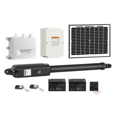 LockMaster Automatic Full Solar Power Swing Gate Opener Kit 600KG Payday Deals