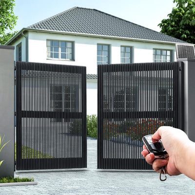 LockMaster Swing Gate Opener Auto Solar Power Electric Kit Remote Control 1000KG Payday Deals