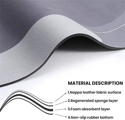 Lofiso Super Absorbent Non-Slip Floor Mat Soft Quick-Drying Bathroom Balcony Carpet L Payday Deals