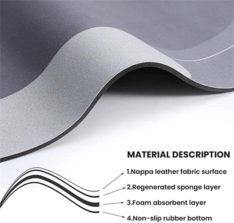 Lofiso Super Absorbent Non-Slip Floor Mat Soft Quick-Drying Bathroom Balcony Carpet L Payday Deals