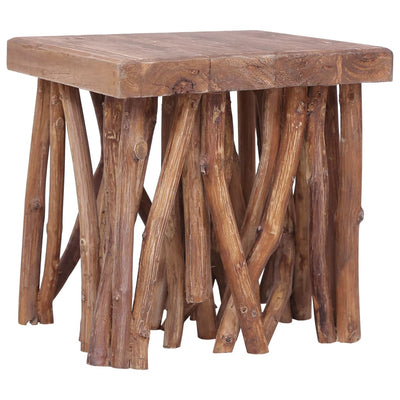 Log Coffee Table 40x40x40 cm Solid Wood Payday Deals