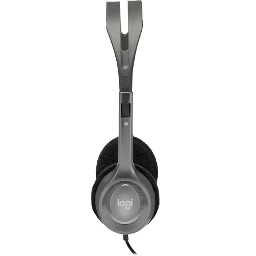 LOGITECH H110 Stereo Headset Over-the-head Headphone 3.5mm Versatile Adjustable Microphone for PC Mac LS Payday Deals