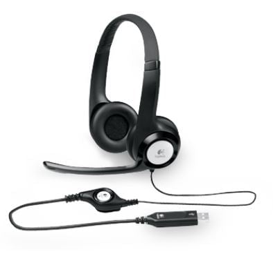 Logitech H390 USB Headset Adjustable,USB,2 Years Noise cancelling mic In-line audio controls Payday Deals