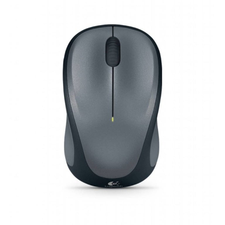 Logitech M235 Wireless Mouse Grey Contoured design Glossy Comfort Grip Advanced Optical Tracking 1-year battery life Payday Deals