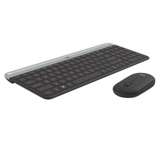 LOGITECH MK470 Slim Wireless Keyboard Mouse Combo Nano Receiver 1 Yr Payday Deals