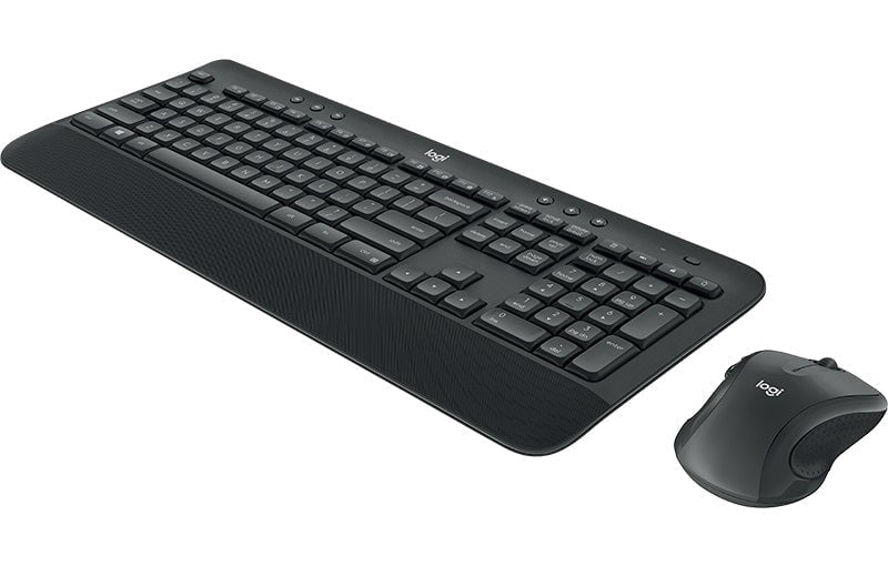 Logitech MK545 Wireless Desktop Keyboard Mouse Combo battery life comfortable palm rest & adjustable tilt legs Laser-grade KBLT-MK520R Payday Deals