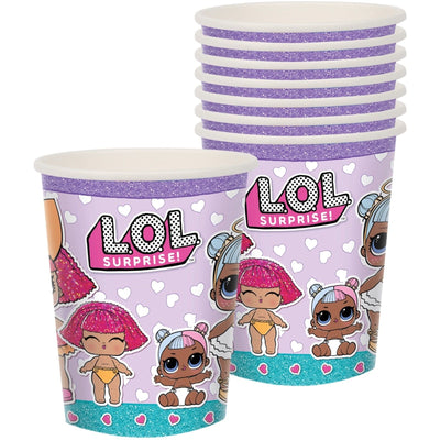 LOL Surprise Dolls Party Supplies Cups Pack of 8