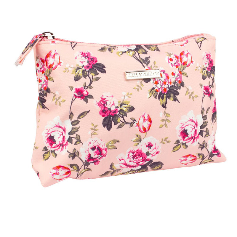 Lulu Grace Cosmetic Bag Make Up Travel Pouch Rose 20 x 13.5cm Payday Deals