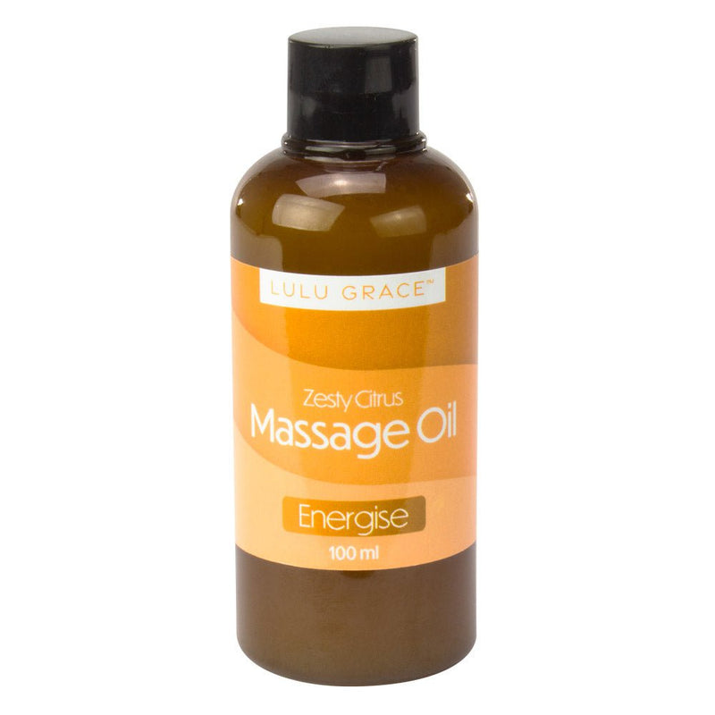 Lulu Grace Massage Oil 100ml Energise Zesty Citrus Payday Deals