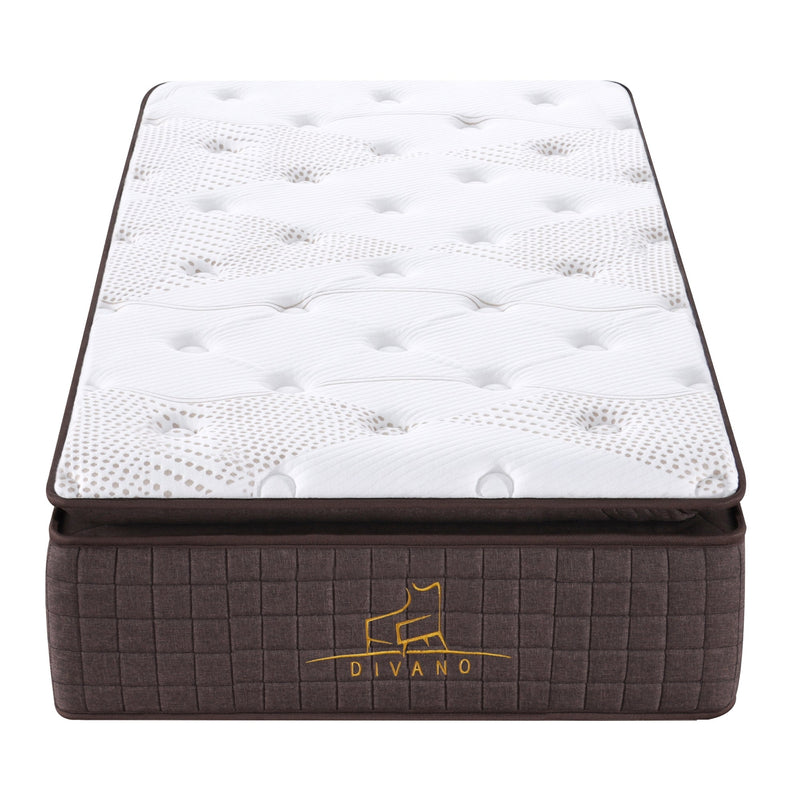 Luxe Dreams Single Size 7 Zones Pocket Spring Premium Medium Feel 34cm Mattress Payday Deals