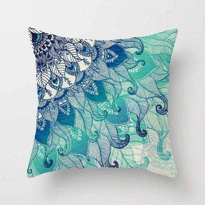 Luxton Aqua Blue Turquoise Cushion Covers 4pcs Pack Payday Deals