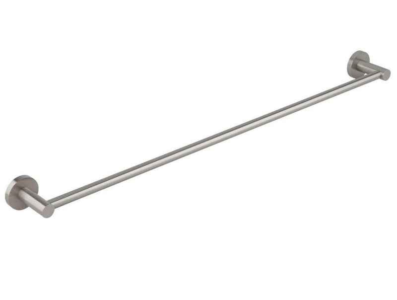 Luxurious Brushed Nickel Stainless Steel 304 Towel Rack Rail - Single Bar 800mm Payday Deals