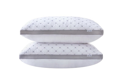 Luxury Bamboo Cooling Twin pack plush down-like pillows with 2 bonus quilted waterproof pillow protectors Payday Deals