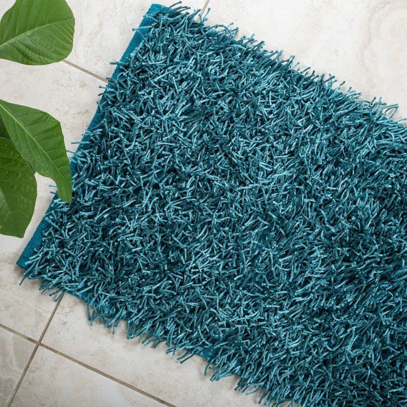 Luxury High Pile Soft Non Slip Bathmat 50 x 80cm (Petrol) Payday Deals