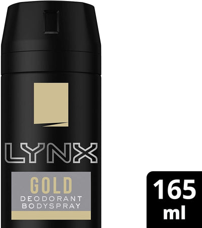 Lynx 165mL Gold Deodorant Body Spray up to 48H Long Lasting Freshness Payday Deals