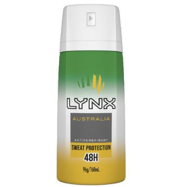 Lynx Australia 160ml Antiperspirant Sweat Protection Spray Deodorant Payday Deals