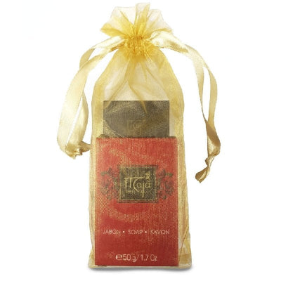 Maja Women Eau De Toilette Spray Luxury Soap Gold Bag Gift Set