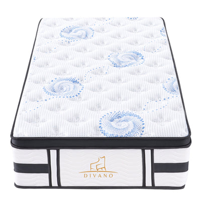 Majestic Rest Single Size 7 Zones Luxury Premium Firm Pocket Spring 34cm Mattress Payday Deals