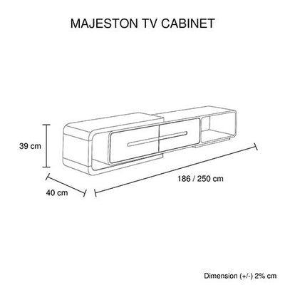 Majeston TV Cabinet White Colour