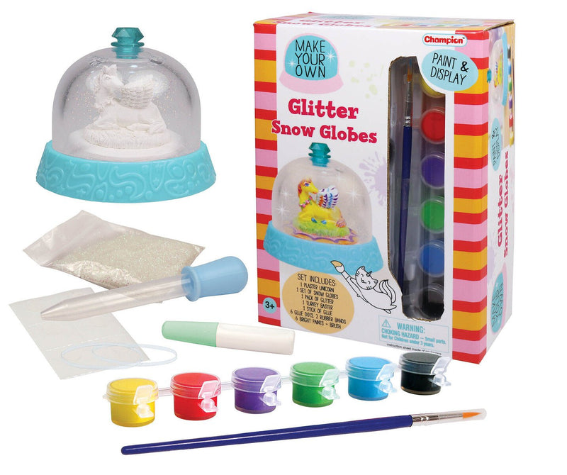 MAKE YOUR OWN GLITTER SNOW GLOBE - UNICORN Payday Deals