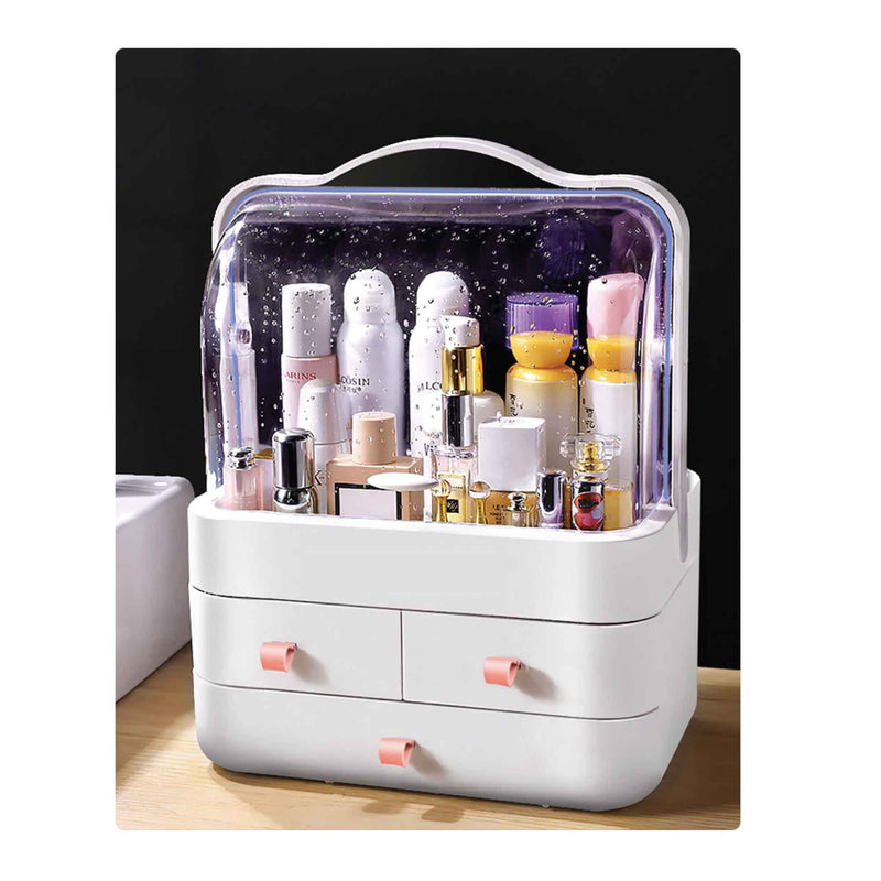 Makeup Organiser Storage Box - Cosmetic Jewellery Vanity Portable Display Case Payday Deals