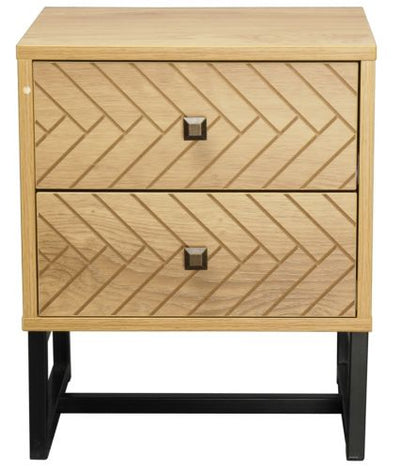 Malaga 2 Drawer Bedside Table Payday Deals