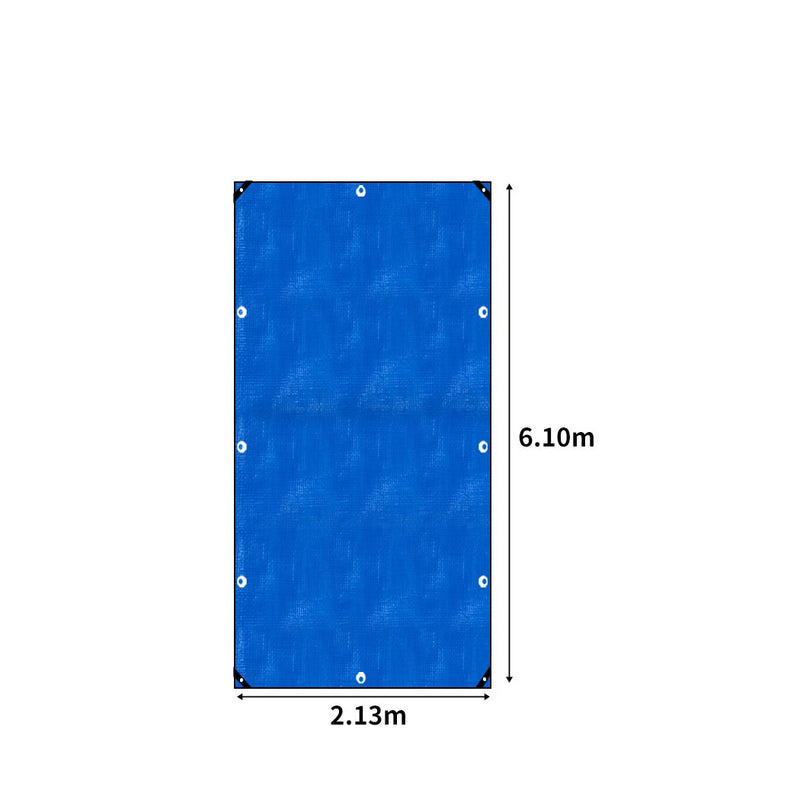 Manan Heavy Duty Tarps Tarpaulin Shelter Camping Tent Cover Waterproof 2.13x6.1m Payday Deals