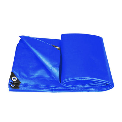 Manan Heavy Duty Tarps Tarpaulin Shelter Camping Tent Cover Waterproof 4.3x6.1m Payday Deals